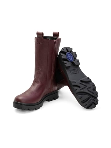 VITAFORM Hirschleder Stiefel in aubergine