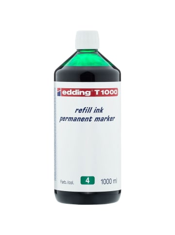edding Nachfülltinte edding T 1000 für edding Permanentmarker 1000ml grün