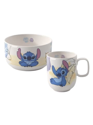 Villeroy & Boch 2er Set Frühstücks-Set Disney Stitch in bunt