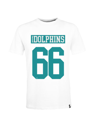 Recovered T-Shirt NFL Dolphins 82 Core in Weiß