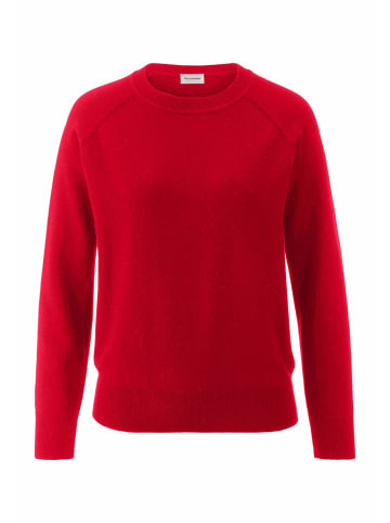 Hessnatur Hessnatur Strick Pullover Relaxed aus Cashmere mit Recycling-Anteil in winterrot