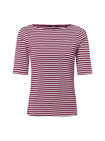 Zero  T-Shirt in himbeer weiß - 0001