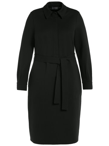 Ulla Popken Midikleid in schwarz