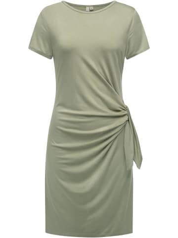 ragwear Shirtkleid Knotta in Dusty Green