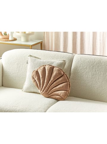 Beliani Dekokissen CONSOLIDA in Beige - (W) 47 x (H) 6 x (L) 35 cm