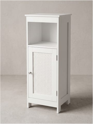 KADIMA DESIGN Badschrank rechteckig, lackiertes MDF, 1 Tür, Landhaus