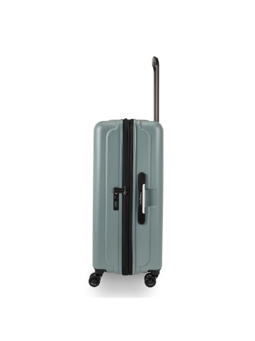 Hedgren Comby Grip L Exp 4 Rollen Trolley L 74 cm mit Dehnfalte in grey-green