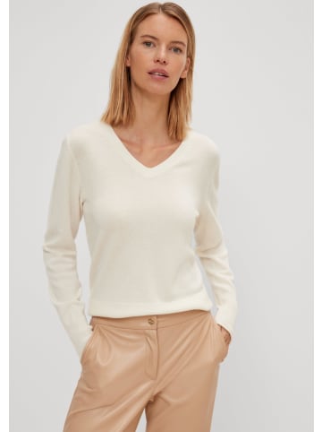 comma Pullover langarm in Beige