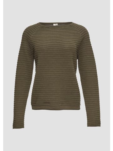 QS Strickpullover in 78W0_olivgrün