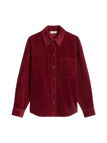 Marc O'Polo DENIM Cordbluse relaxed in Deep Burgundy