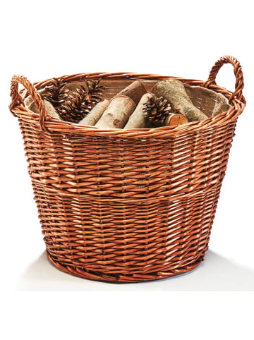 kobolo Kaminholzkorb BURN24 in Braun