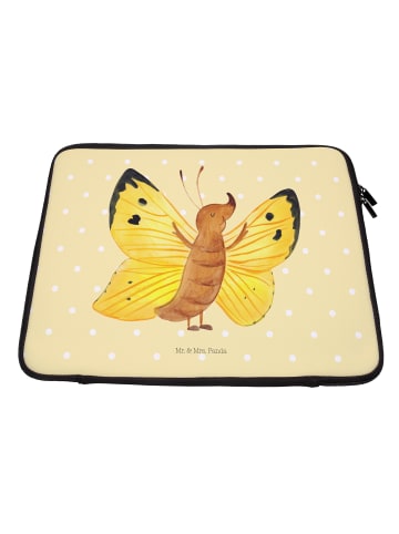 Mr. & Mrs. Panda Laptoptasche Schmetterling Zitronenfalter ohne ... in Gelb Pastell