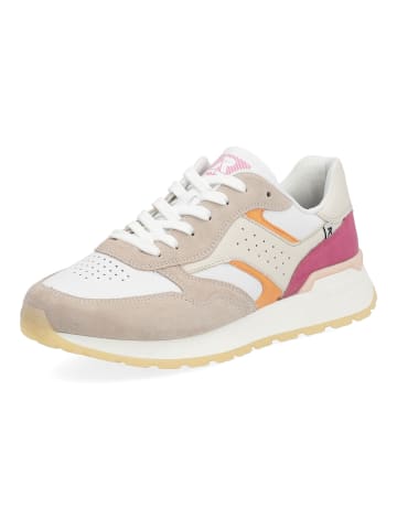 rieker Sneaker in Beige/Pink