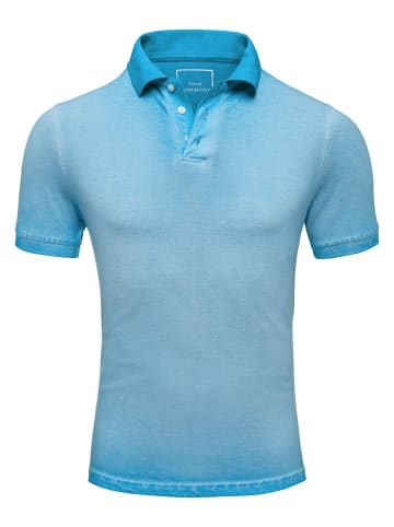 Amaci&Sons Poloshirt DE PERE in Türkis