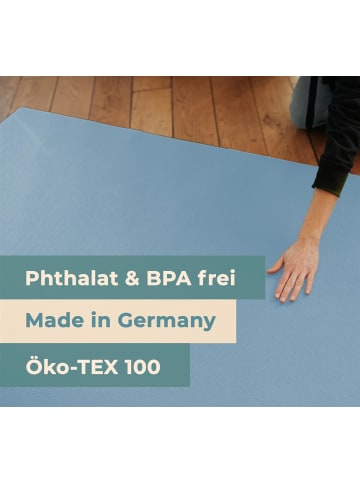 SanoSoft Krabbelmatte - OEKO-TEX® Hellblau