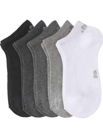 S. Oliver Kinder-Sneaker-Socken 5 Paar in grau