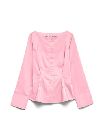 Vero Moda Popelin Hemd in Rose Shadow