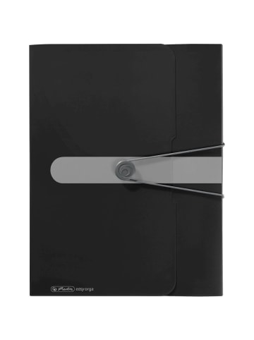 Herlitz Sammelbox PP A4 schwarz opak to go