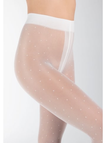 camano Strumpfhose dots 1er Pack white