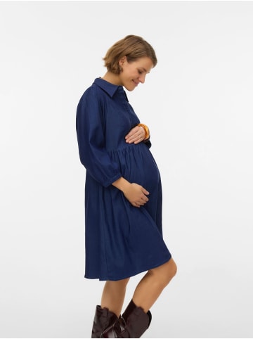mama licious Kleid in Medium Blue Denim 1