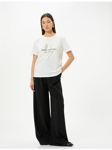 KOTON T-shirt in Weiß