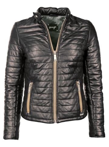 Maze Lederjacke Sota in schwarz