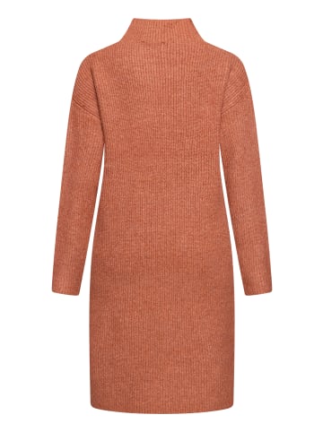 CARTOON Strickkleid mit Stehkragen in terra cotta