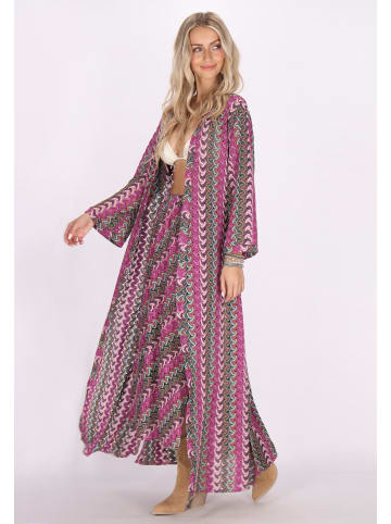 IZIA Damen Kimono in Pink Mehrfarbig