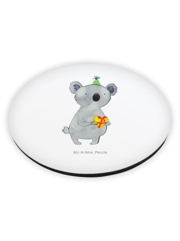 Mr. & Mrs. Panda Rund Magnet Koala Geschenk ohne Spruch in Weiß