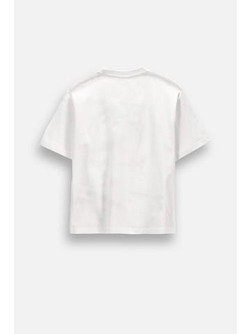 Coccodrillo Baumwoll-t-shirt mit kurzen Ärmeln in weiß