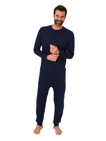 NORMANN Pflegeoverall langarm Reißverschluss Bein - 88534 in blau