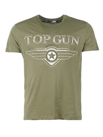 TOP GUN T-Shirt Bling TG20193018 in olive