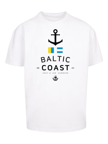 F4NT4STIC T-Shirt Oversized Ostsee Baltic Sea Knut & Jan Hamburg in weiß