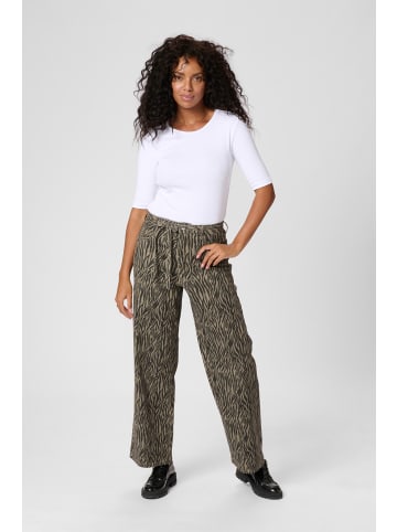 Kaffe Jeans KAleondra Loose fit in Feather Gray / Black Animal