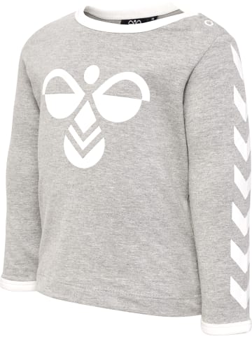 Hummel T-Shirt Hmlflipper Kinder in GREY MELANGE/BLUE NIGHTS