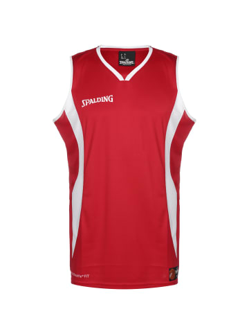 Spalding Tanktop Jam in rot / weiß