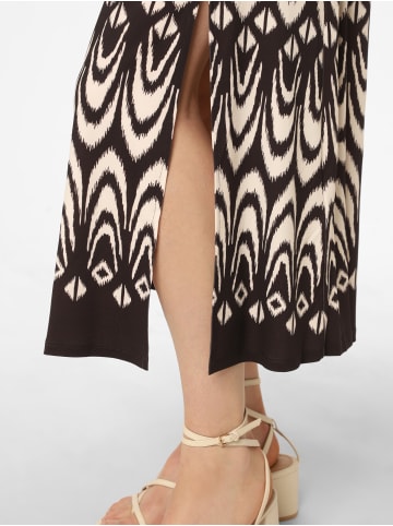 Oui Kleid in schoko ecru - 0001