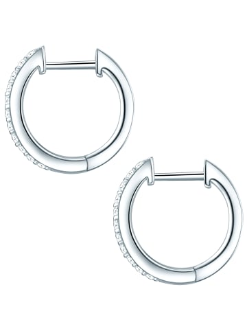 Rafaela Donata Creolen aus Sterling Silber mit Zirkonia in silber