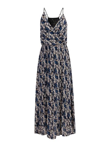 faina Damen Maxikleid in Blau Mehrfarbig