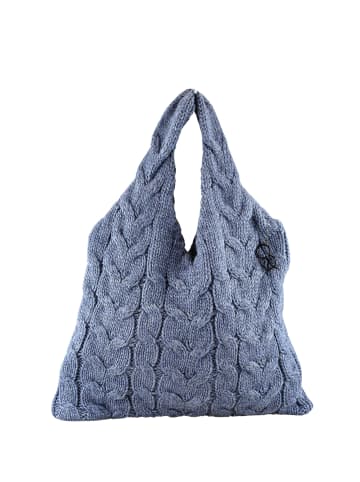 collezione alessandro Schulertasche " Wollflecht " in blau