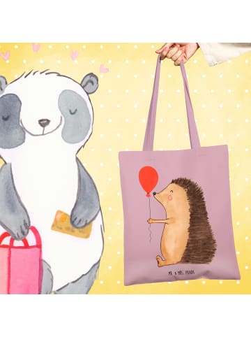 Mr. & Mrs. Panda Shopper Bag Igel Luftballon ohne Spruch in Rosa Pastell