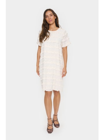 SAINT TROPEZ Kleid JohanetteSZ Lockere Passform in Ice