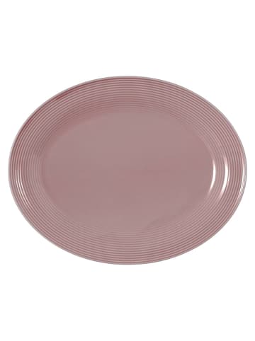 Seltmann Weiden Servierplatte Beat Color Glaze in Altrosa 35 x 28 cm