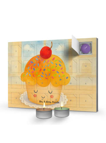 Mr. & Mrs. Panda Duftkerzen Adventskalender Cupcake Design ohne ... in Weiß