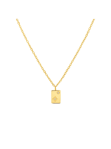 Lucardi Halskette Rechteck