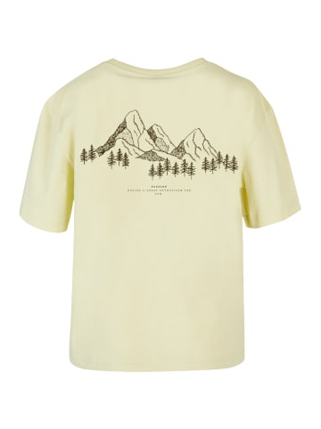 F4NT4STIC Ladies Everyday T-Shirt Mountain in softyellow