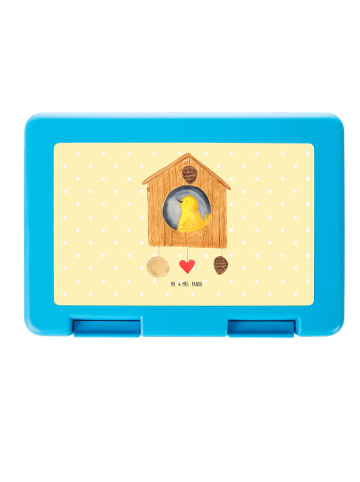 Mr. & Mrs. Panda Lunchbox Vogel Haus ohne Spruch in Gelb Pastell