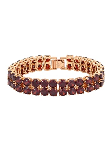 gaya Women Bracelet in Rose Gold Red