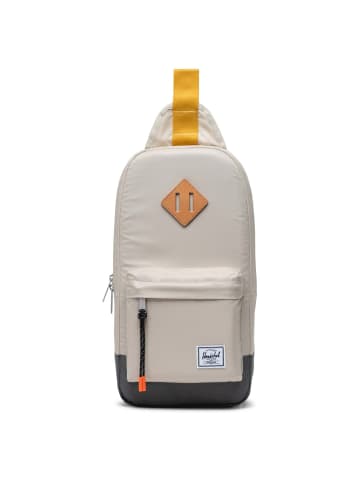 Herschel Heritage - Schultertasche 38 cm (ivy green/light pelican) in light pelican/harvest gold