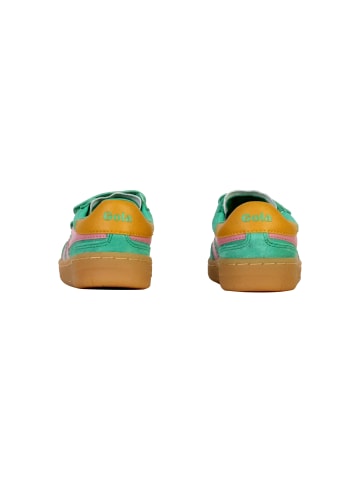 Gola Ledersneakers Kind Viper Strap Grün